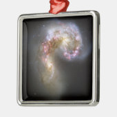 De Antennaese sterrenstelsels Metalen Ornament (Links)