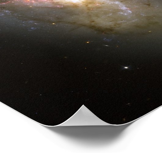 De Antennaese sterrenstelsels Poster (Hoek)