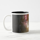 De Antennaese sterrenstelsels Tweekleurige Koffiemok (Links)