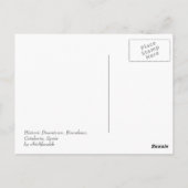 De Antenne van Barcelona Briefkaart (Achterkant)