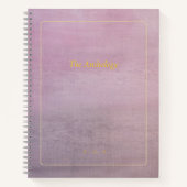 De Anthologie | Mauve Aangepaste Poëzie Collectie Notitieboek (Voorkant)