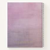 De Anthologie | Mauve Aangepaste Poëzie Collectie Notitieboek (Achterkant)