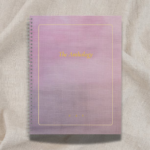 De Anthologie Mauve Aangepaste Poëzie Collectie Notitieboek