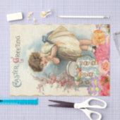 De anticipatie op paaseieren tissuepapier (Craft)