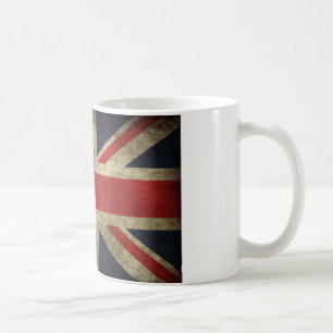 De antiek Britse Vlag het UK van Union Jack Koffiemok