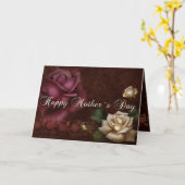 De antiek Dag van Mother´s van Rozen Kaart (Gele Bloem)