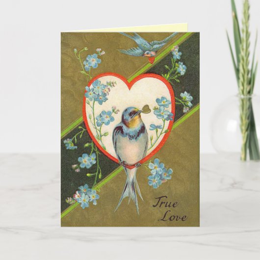 De antiek Kaart van de Valentijnsdag (Voorkant)