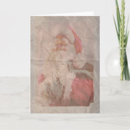 De antiek Kerstkaart van de Brief van Kerstmis van Feestdagen Kaart