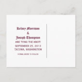 De Antiek Klok van Fuchsia sparen het Briefkaart v (Achterkant)