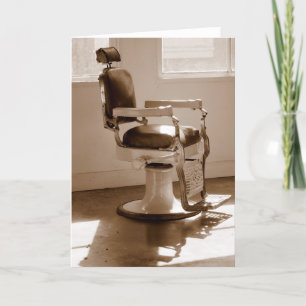 De antiek Stoel van de Kapper Kaart