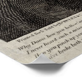 De Antiek tandenbak van het land Poster (Hoek)