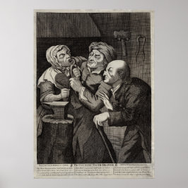 De Antiek tandenbak van het land Poster