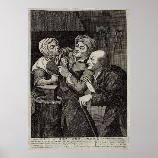 De Antiek tandenbak van het land Poster (Voorkant)