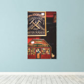 De antiek winkel canvas afdruk (Insitu (Houten vloer))