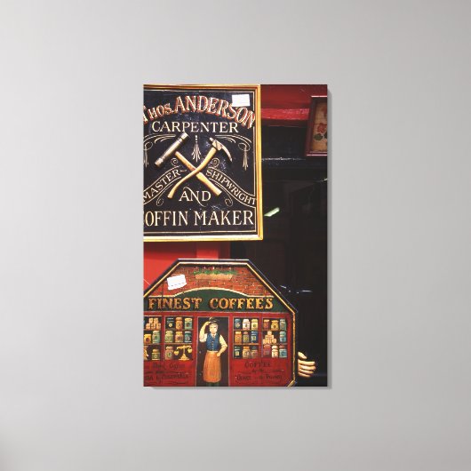 De antiek winkel canvas afdruk (Voorkant)