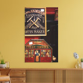 De antiek winkel canvas afdruk (Insitu (Woonkamer))