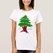 De antieke cedar van Libanon T-Shirt (Voorkant)
