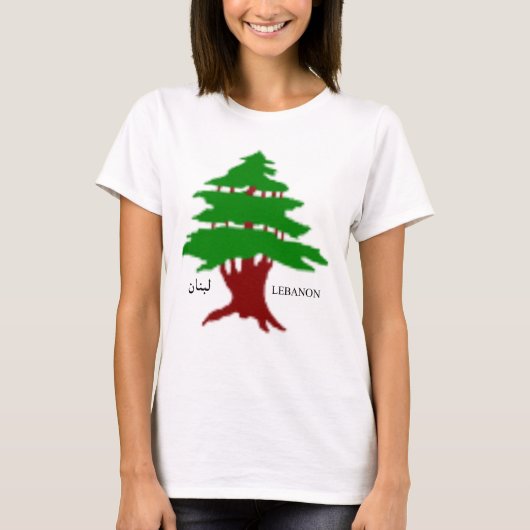 De antieke cedar van Libanon T-Shirt (Voorkant)