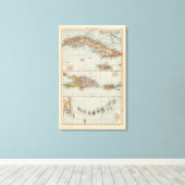De Antillen Canvas Afdruk (Insitu (Houten vloer))