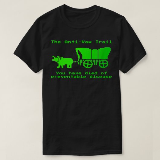 De antivax-trail Pro vax vaccinatie T-shirt (Design voorkant)