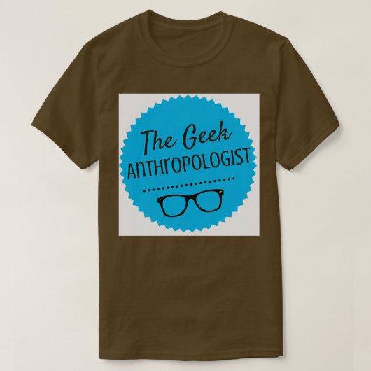 De antropologe Geek Logo T-shirt (Design voorkant)