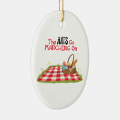 De ants gaan marcheren keramisch ornament (Rechts)