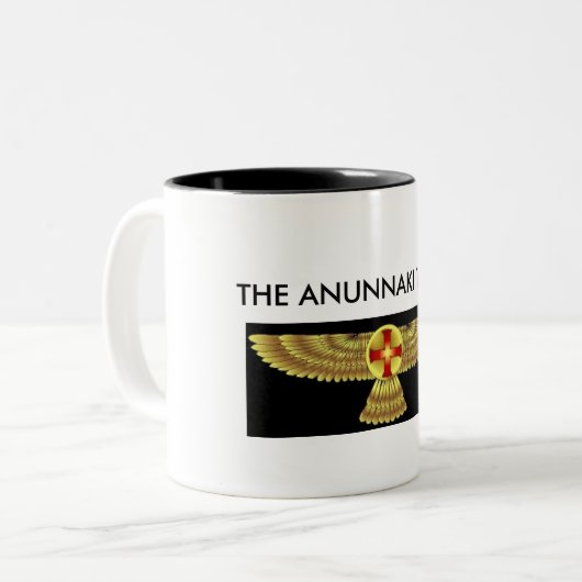 DE ANUNNAKI TRUTH TWEEKLEURIGE KOFFIEMOK (Voorkant links)