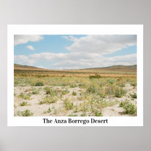 De Anza Borrego-woestijn Poster