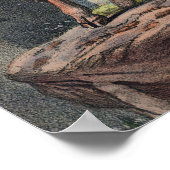 De Aoudad van Joseph Wolf Poster (Hoek)