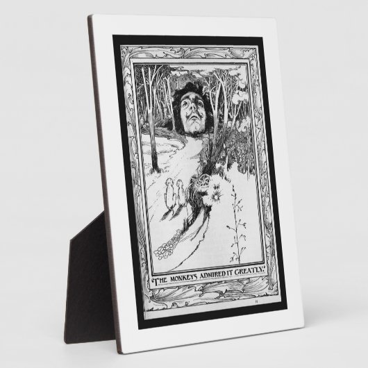 De apen gaven het veel toe fotoplaat (Zijkant)