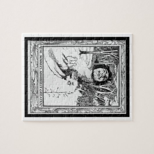 De apen gaven het veel toe legpuzzel (Horizontaal)