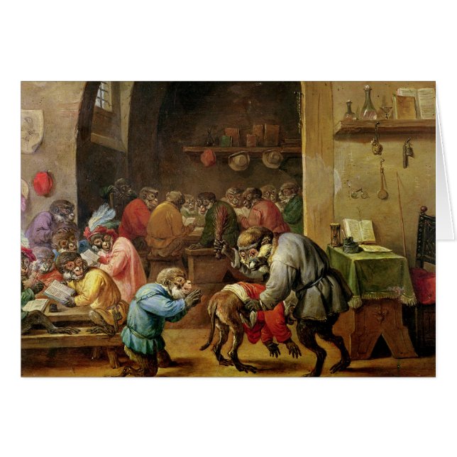 De apen op school (Voorkant Horizontaal)