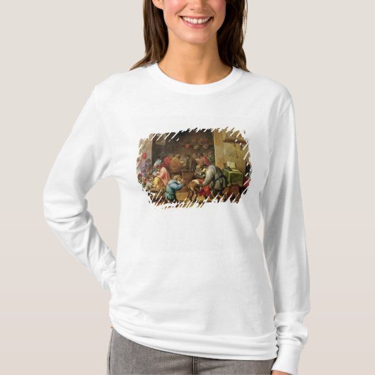 De apen op school t-shirt (Voorkant)