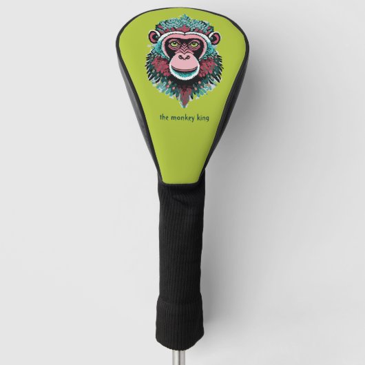 de Apenkoning Golfheadcover (Voorkant)