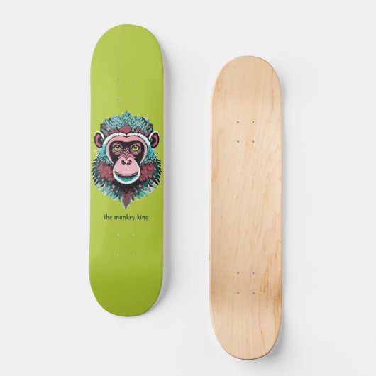 de Apenkoning Persoonlijk Skateboard (Voorkant)