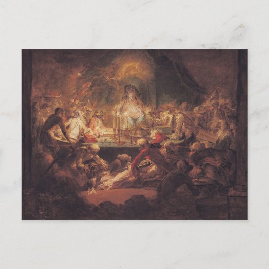 De apenlegers briefkaart (Voorkant)