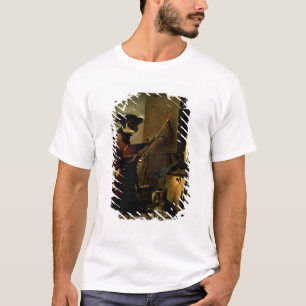De apenschilder, 1740 (olie op canvas) t-shirt