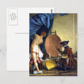 De apenschilder briefkaart (Voorkant / Achterkant)