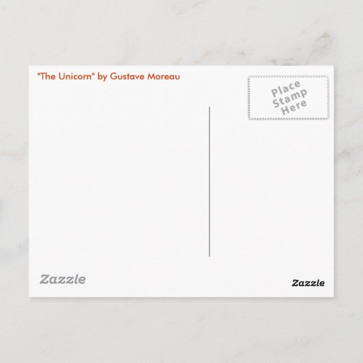 De apenschilder briefkaart (Achterkant)