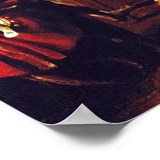 De apenschilder poster (Hoek)