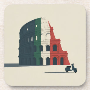 De "Aperitivo in Rome" Luxe Glas Onderzetter