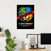De Apex-valuta zakelijke machtskunst Poster (Thuiskantoor)