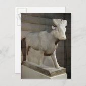 De Apis Bull, uit het Serapeum, Memphis Briefkaart (Voorkant / Achterkant)