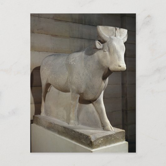De Apis Bull, uit het Serapeum, Memphis Briefkaart (Voorkant)