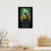 De Apocalyptische Profetie van het Onze Vader-gebe Poster (Keuken)