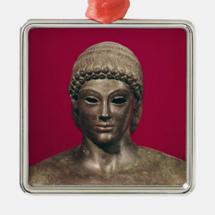 De Apollo van Piombino, hoofd van het standbeeld,  Metalen Ornament