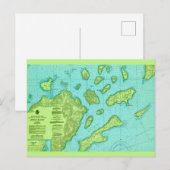 De Apostel Eilanden Kaart Briefkaart (Voorkant / Achterkant)