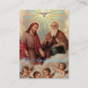 De apostel is gemaakt - Prayer Card (flat) Visitekaartje