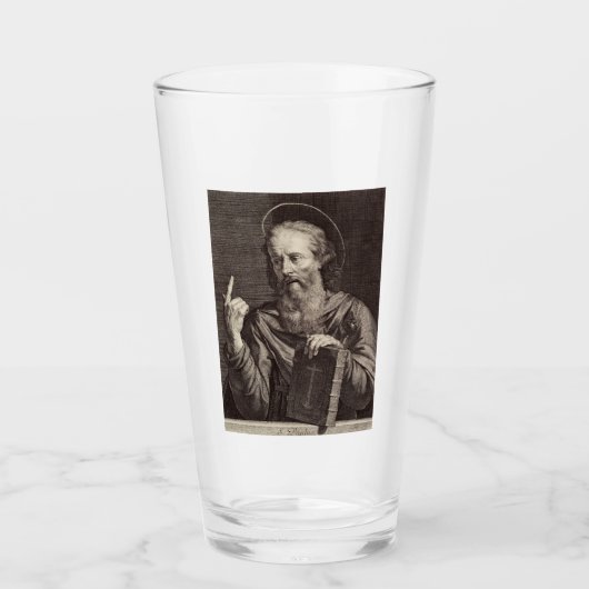 De apostel Paulus door Philippe de Champaigne Glas (Voorkant)