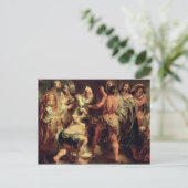 De apostelen, St. Paul en St. Barnabas in Lystra Briefkaart (Staand voorkant)